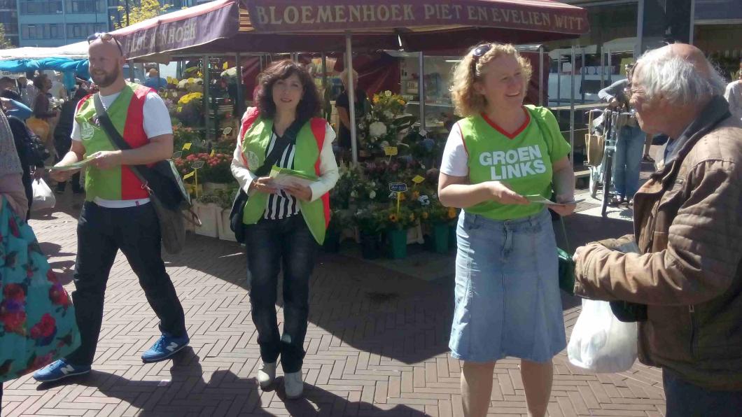 Campagne voeren op de Dappermarkt Campagne voeren op de Dappermarkt