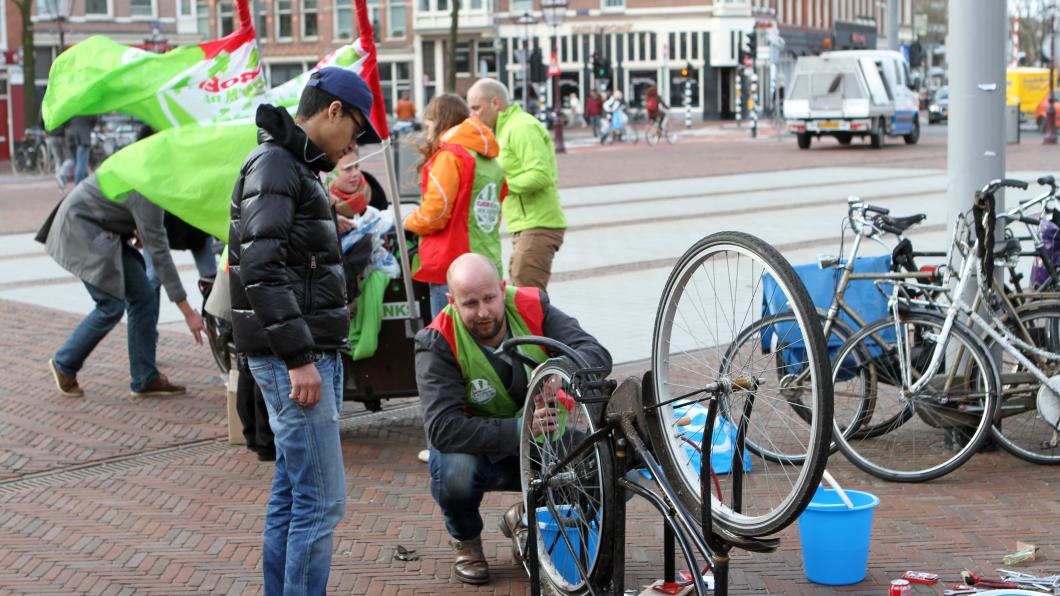 Rick Vermin zet zich in voor fietsende Amsterdammers